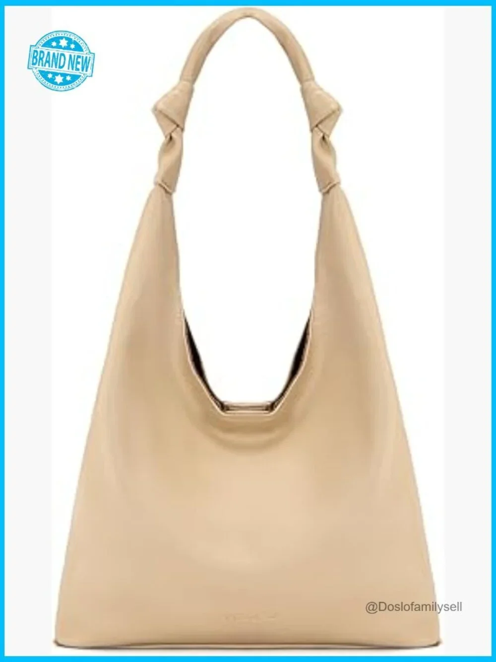 Hobo Bag Shoulder Tote Top Handle Handbag Double-Knot Strap Casual Work